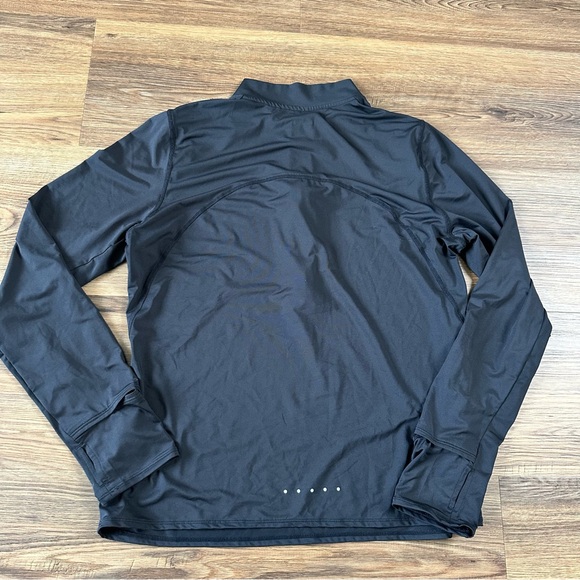 Quince Women Race Day Half-Zip Pullover Performance Running Workout Black Large - Picture 10 of 11
